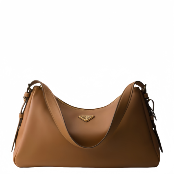 Prada Aimée large leather shoulder bag