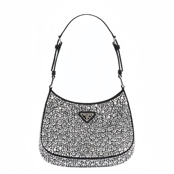 Prada Cleo satin bag with crystals