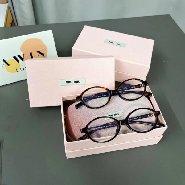 MIUMIU Logo letter oval optical frame for women