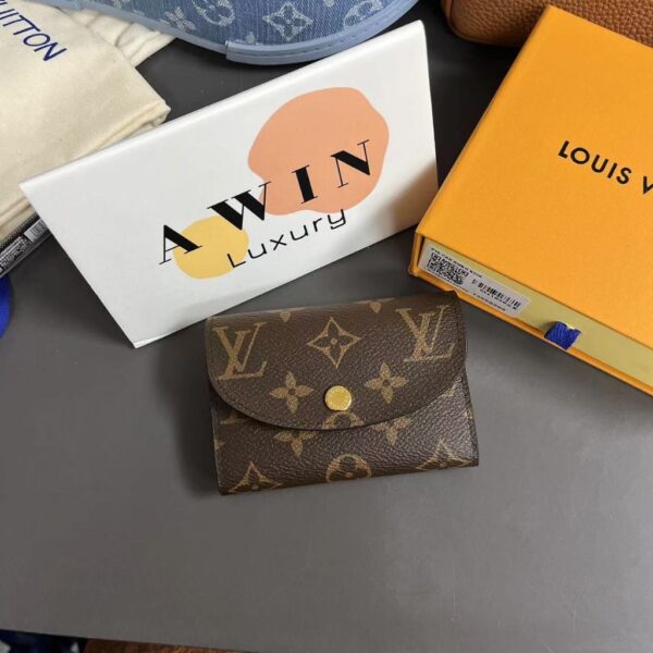 LOUIS VUITTON ROSALIE 10CM Cow pickup bag wallet for women