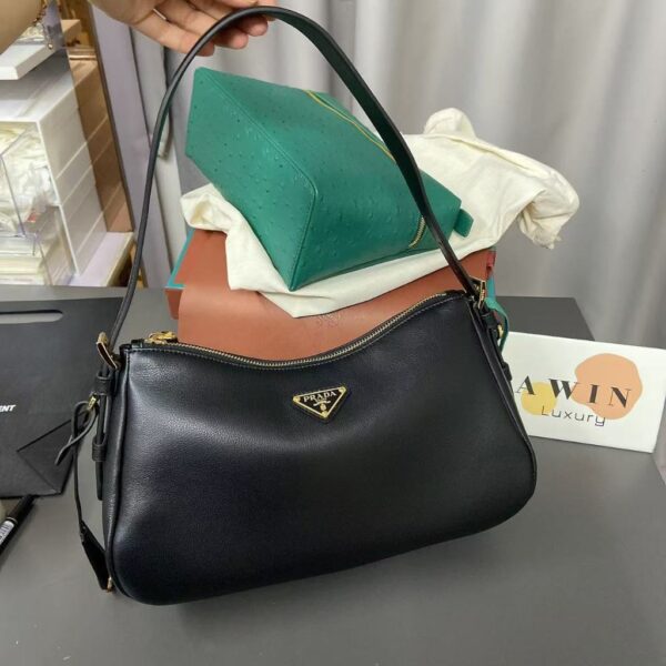 PRADA Aimée leather shoulder handbag
