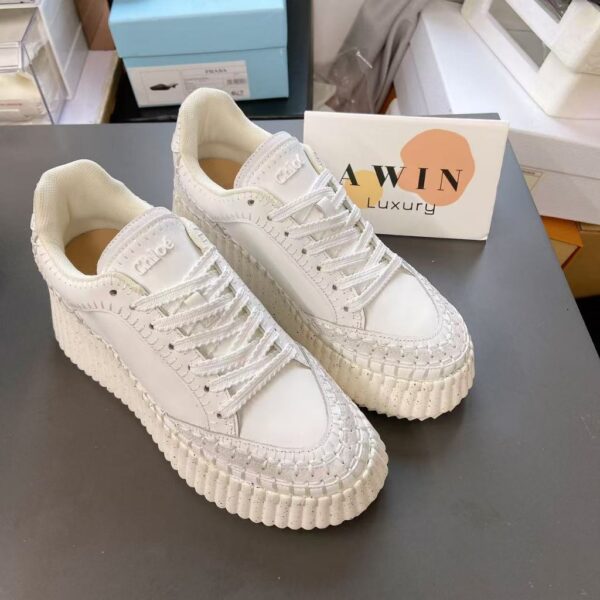 Chloe Nama Round head thick soled low top casual shoes