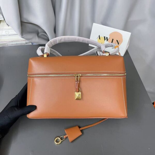 Loro Piana Extra Bag Double Zipper Closure Single Shoulder Crossbody Handbag Women's