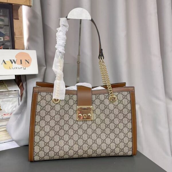 GUCCI Padlock Tote Shopping Bag Handbag Shoulder Bag