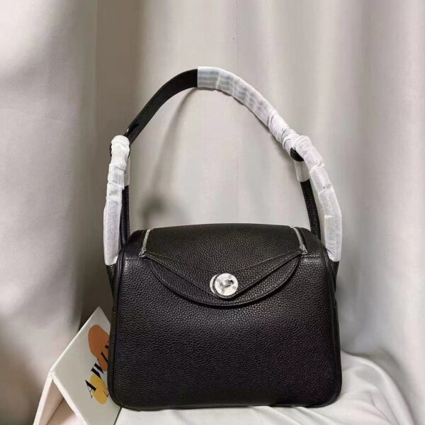 HERMES LINDY 19/26/30CM Calf leather handbag Messenger Shoulder Bag