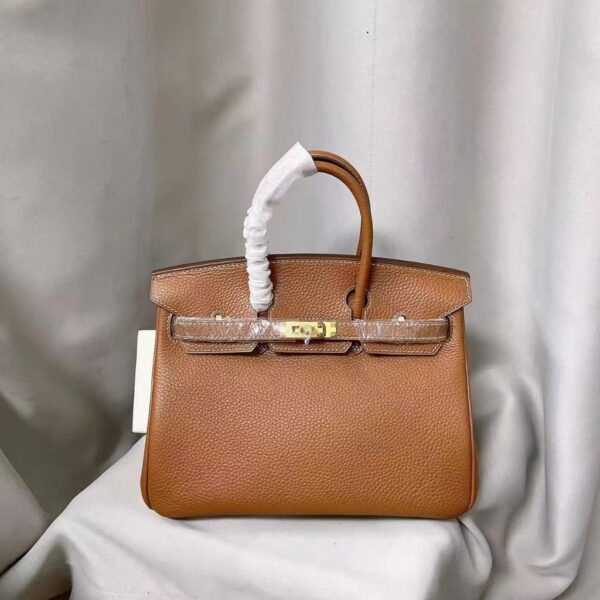 HERMES Birkin 25  Togo Leather Birkin Handbag