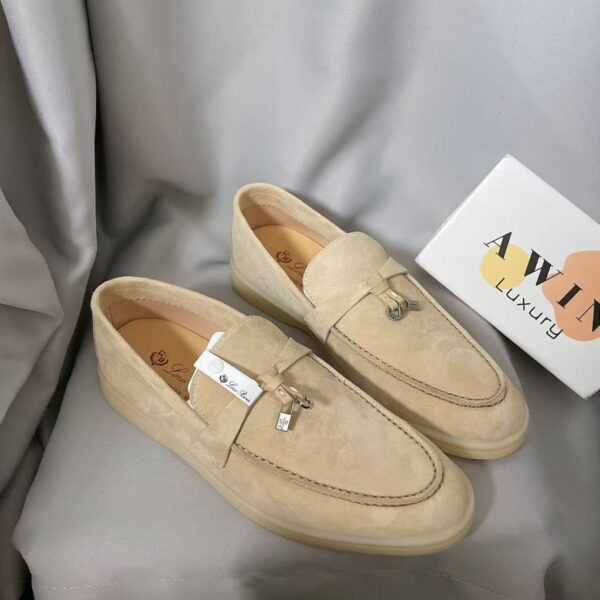 Lpro Piana SUMMER CHARMS WALK Round head cover for women wearing lofook shoes