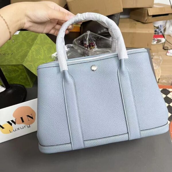 HERMES Garden party Negonda leather handbag