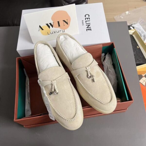 Loro Piana Summer Charms Walk Round toe slip on Loafers