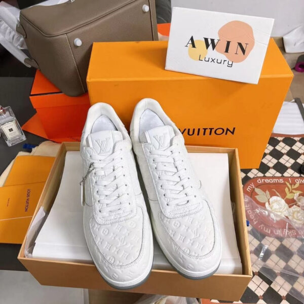 LOUIS VUITTON Rivoli Leather low top board shoes for men