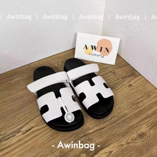 HERMES Chypre Round head flat bottom flip flops