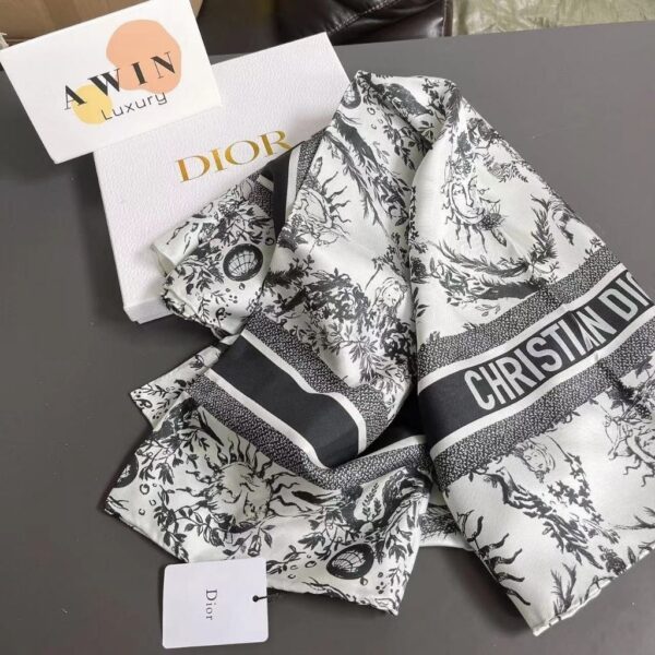 DIOR Floral pattern shawl for women