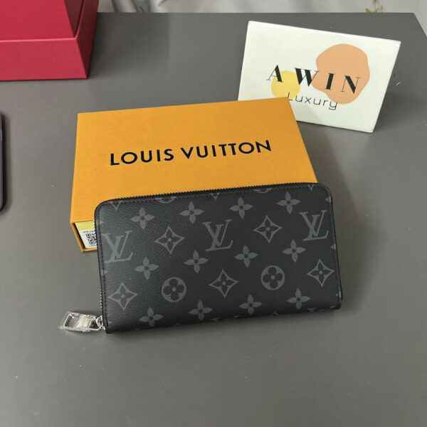 LOUIS VUITTON ZIPPY 21CM Coated Canvas Wallet Handbag