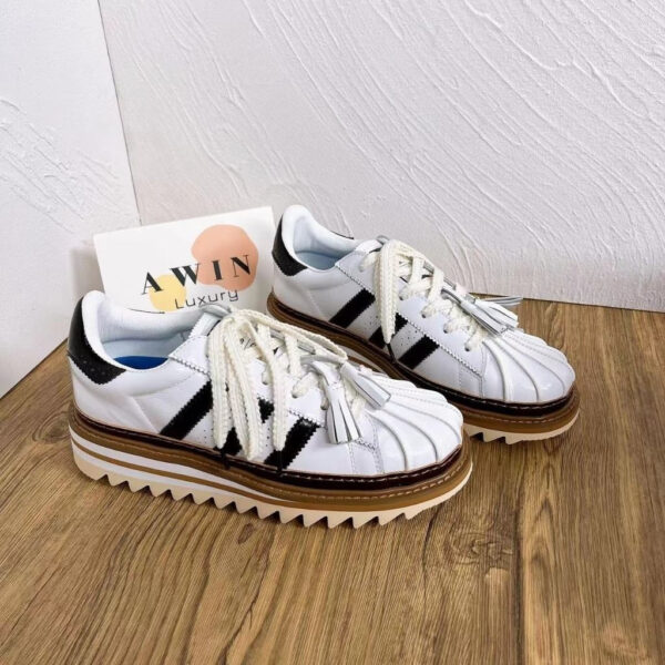 CLOT x adidas originals SUPERSTAR Round head low top thick soled life casual shoes