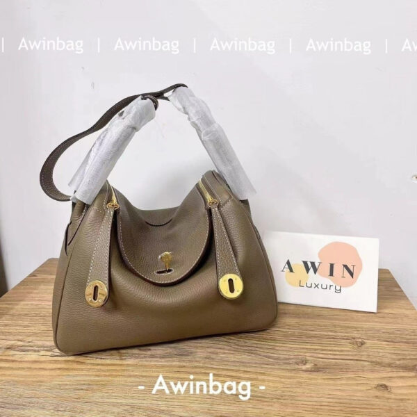 Hermès Lindy Clemence leather handbag shoulder bag for women