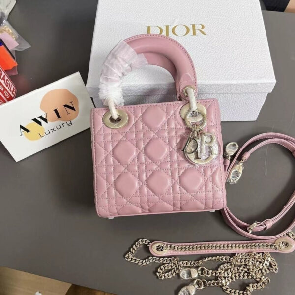 DIOR Lady Dior shoulder crossbody handbag for women