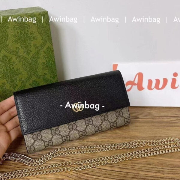 GUCCI MARMONT 19CM Chain Wallet Messenger Shoulder Bag