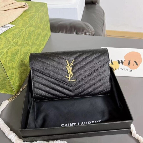 SAINT LAURENT YSL PARIS CHAIN ​​SHOULDER CROSSBODY BAG