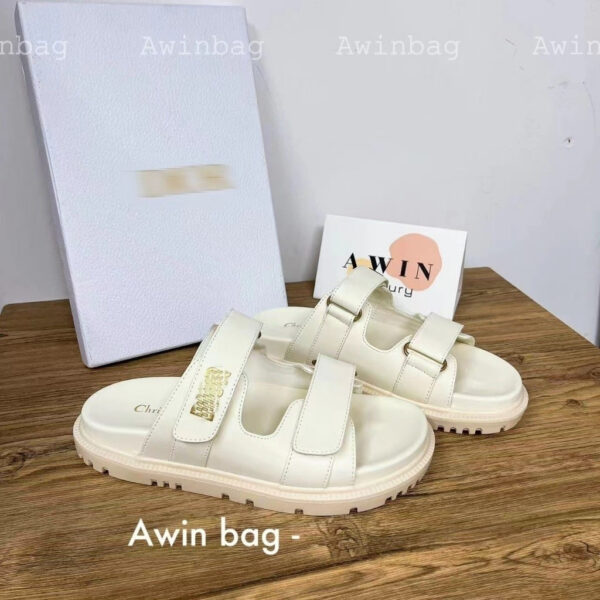 DIOR Act Flat bottomed slip on slippers for women