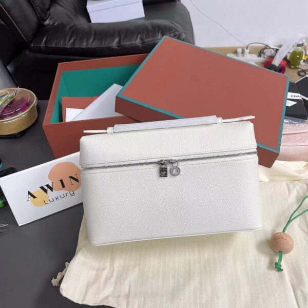 Loro Piana Extra Pocket L19 zipper small square bag handbag shoulder bag