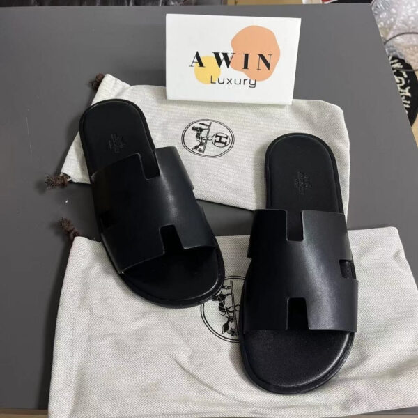 HERMES Lzmir Flat bottomed round head flip flops for men