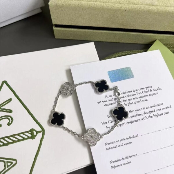 Van Cleef & Arpels Alhambra 18K white gold bracelet for women