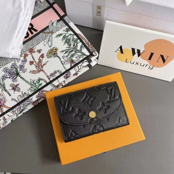 LOUIS VUITTON ROSALIE 11CM Embossed card bag wallet zero wallet
