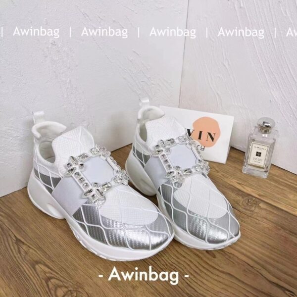 Roger Vivier Round head low top lace up life casual shoes