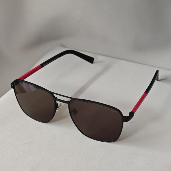 PRADA Side logo letter metal pilot style sunglasses for men