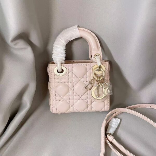 DIOR Lady Dior 12/17/20/24cm Sheepskin Princess Bag Shoulder Bag Cross Shoulder Handbag Women's Style