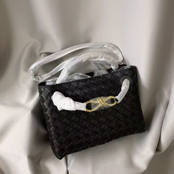 Bottega Veneta Andiamo Fashion woven design leather shoulder bag, crossbody handbag, women's gift