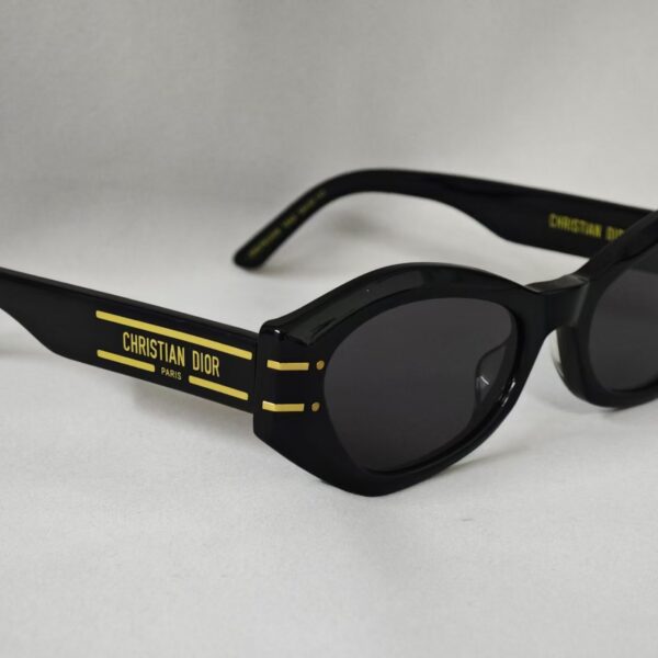 PRADA SIGNATURE B1U Fashion trend oval sunglasses sunglasses unisex black holiday gift