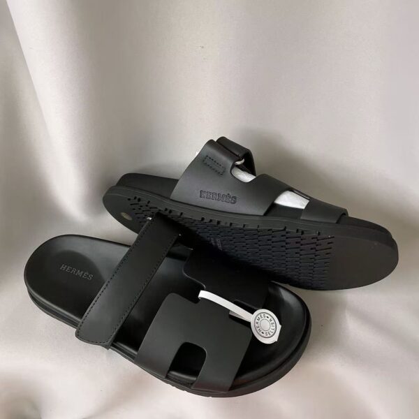 HEMERS Chypre Leather Casual Comfortable Non-Slip Slippers for Men and Women - Holiday Gifts